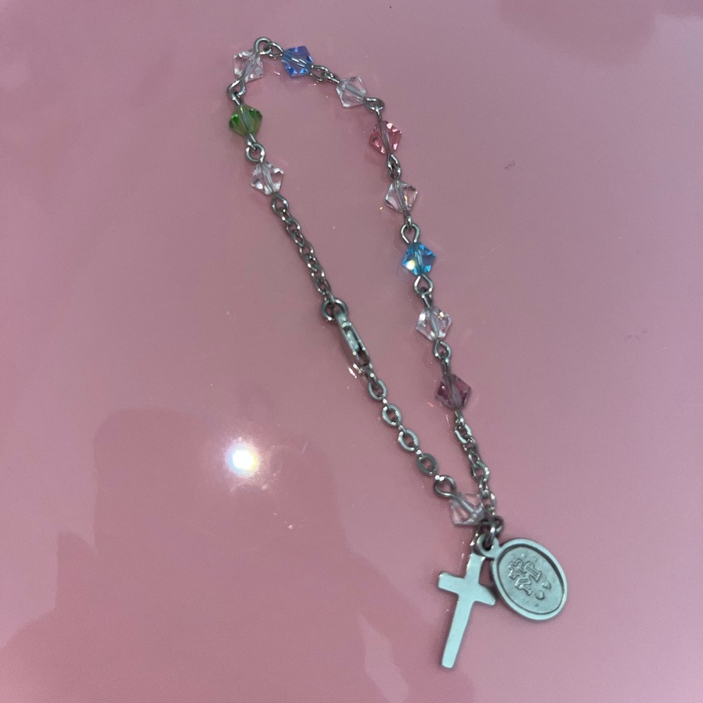 SWAROVSKI ROSARY BRACELET - Picture 3 of 6